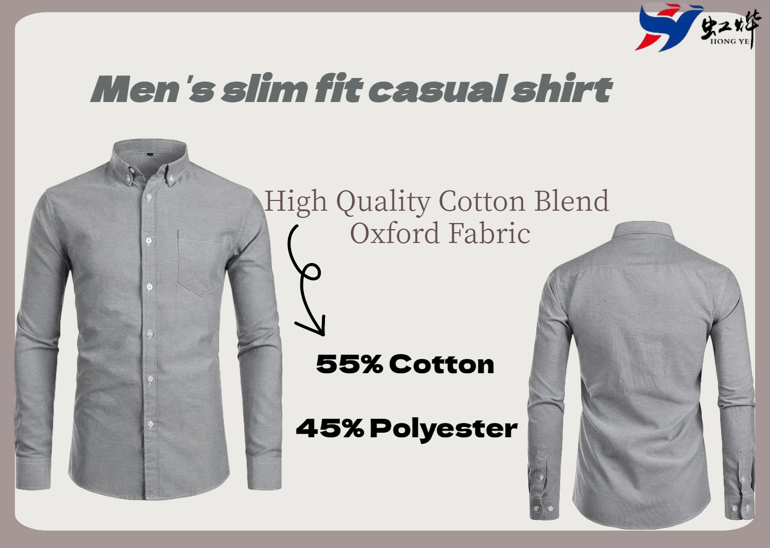 casual slim fit Men's shirt